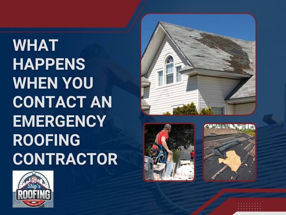 emergency roof repair - What Happens When You Contact an Emergency Roofing Contractor - Stigs Roofing